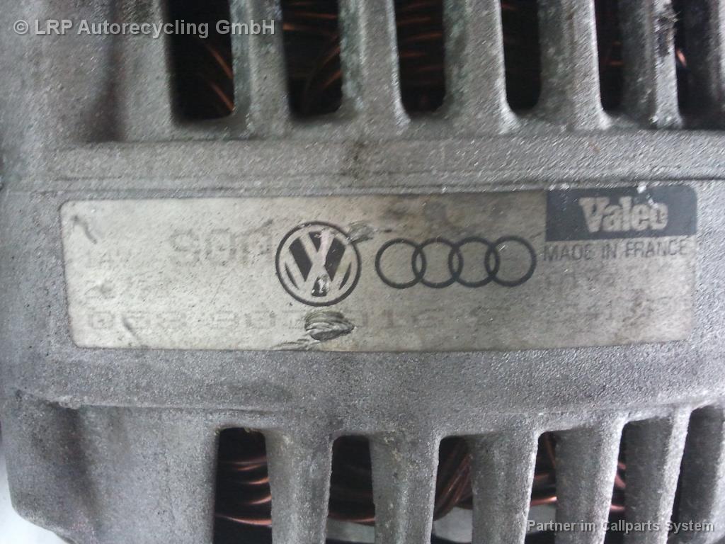 VW Passat 3B Lichtmaschine 90A Generator VALEO 1.8 92kW ADR BJ1998