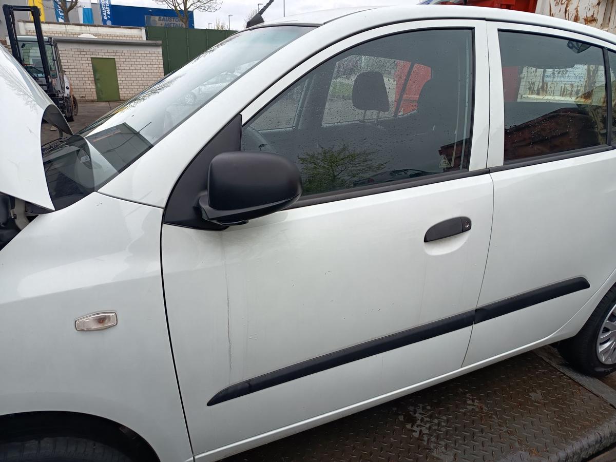 Hyundai I10 PA original T&uuml;r vorne links PGU Crystal White Baujahr 2011