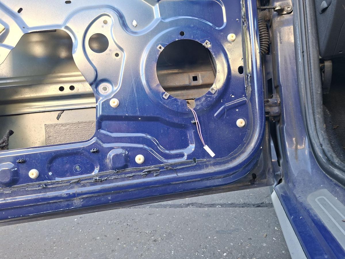 Dacia Sandero original Tür vorn links EZ 2010 OV61H-Blue Marine