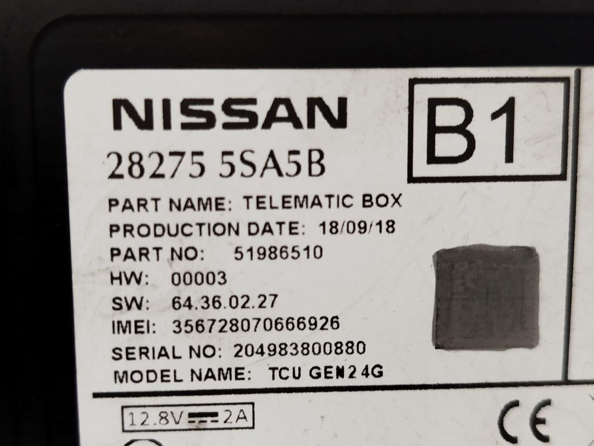 Nissan Leaf ZE1 40kWh Steuergerät Telematik Box Modul OEM Steuereinheit