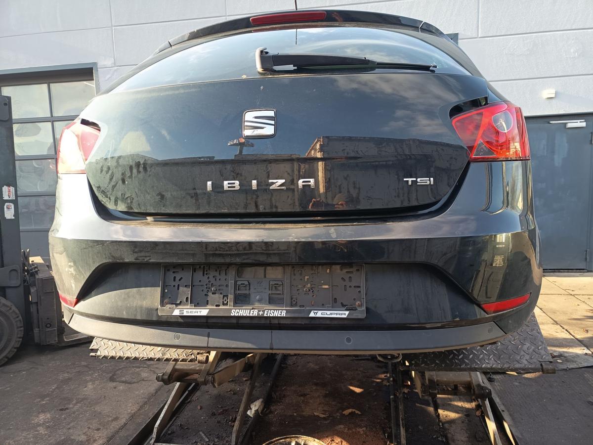 Seat Ibiza 6J orig Sto&szlig;stange hinten Sto&szlig;f&auml;nger 5trg LY9T Schwarz Facelift ab12