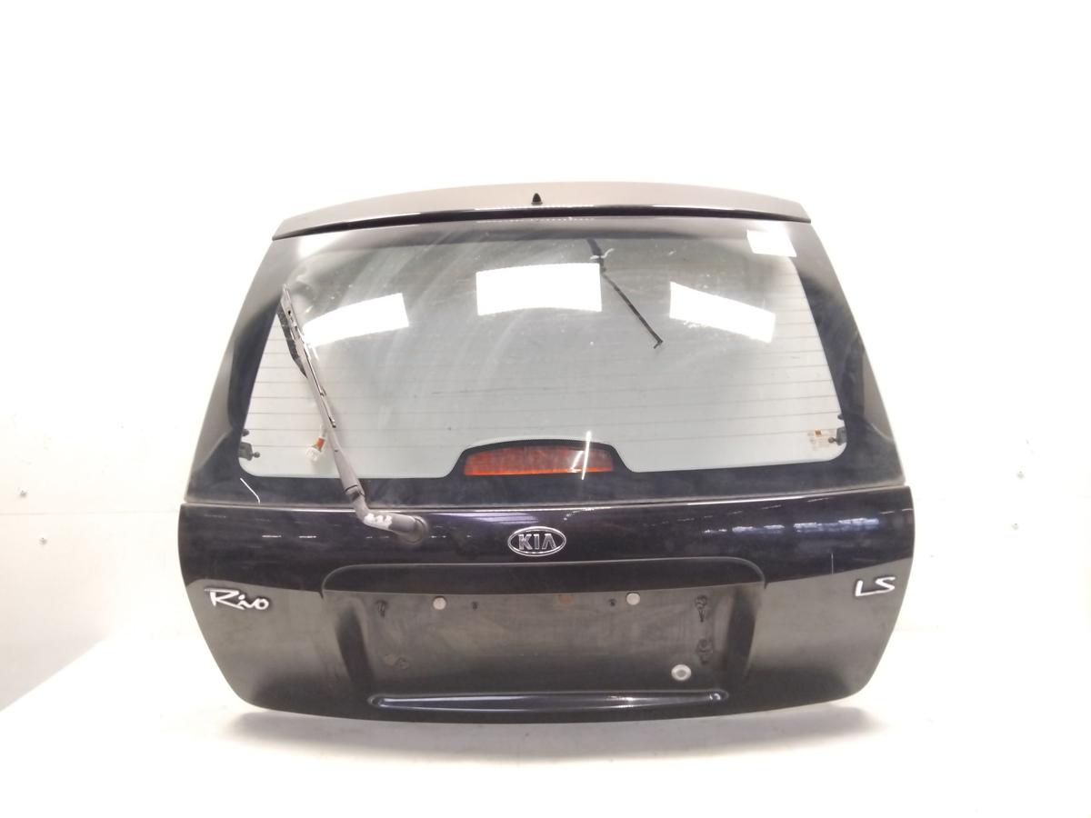 Kia Rio DC Heckklappe MIDNIGHT BLACK Fliessheck mit Scheibe BJ2004