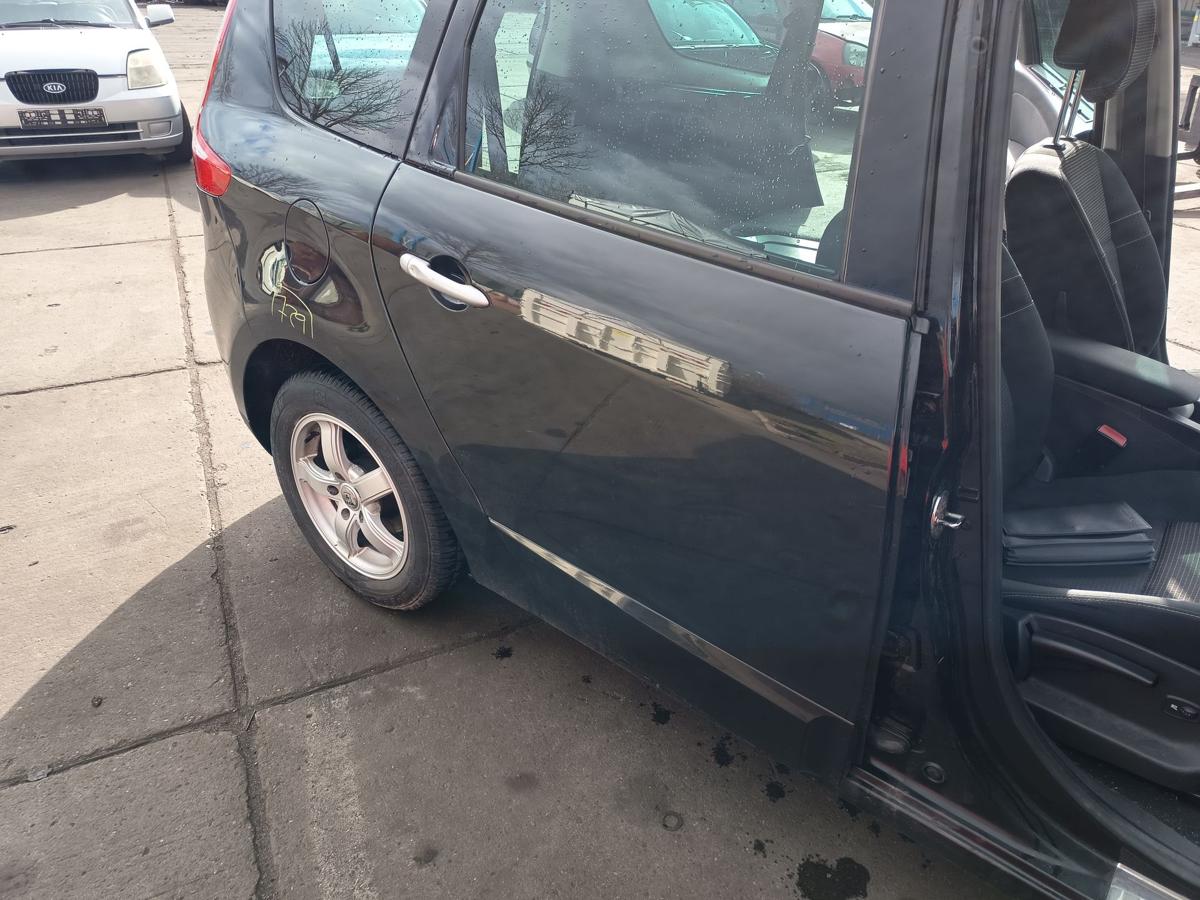 Renault Grand Scenic 3 original T&uuml;r hinten rechts Fond 676 Perlschwarz Bj 2009