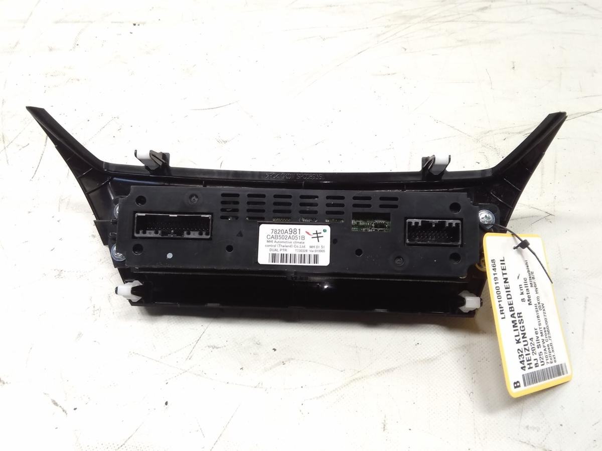 Mitsubishi Eclipse Cross original Klimabedienteil Heizungsregulierung 7820A981