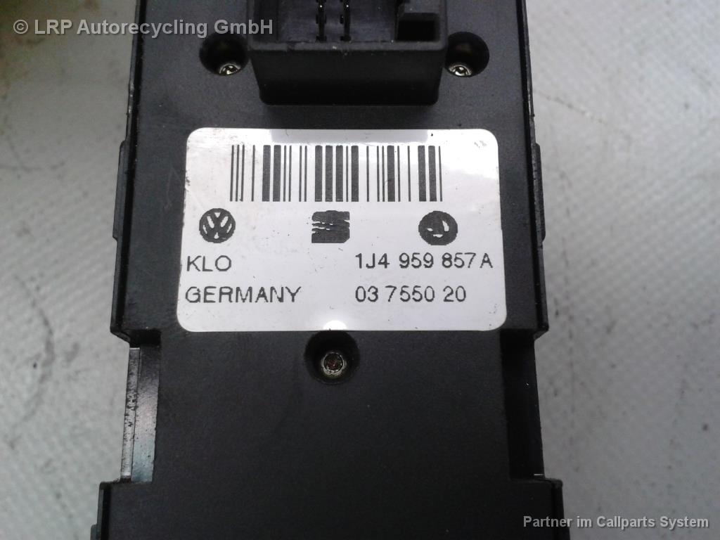 Skoda Octavia 1 1U2 Fensterheberschalter Tür vorn links 1J4959857A BJ2000