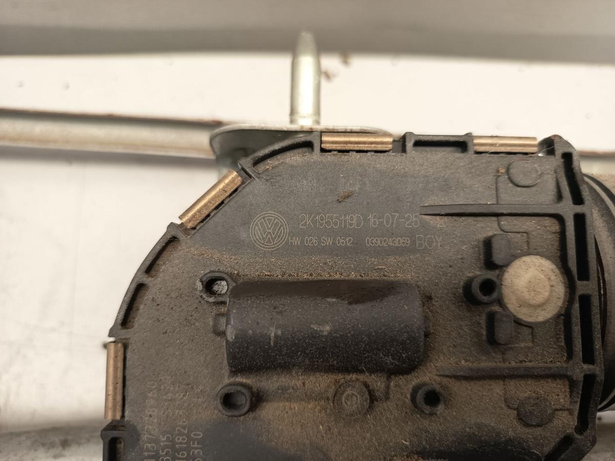 VW Caddy IV SA original Wischermotor vorn/Front mit Gest&auml;nge Bj 2016
