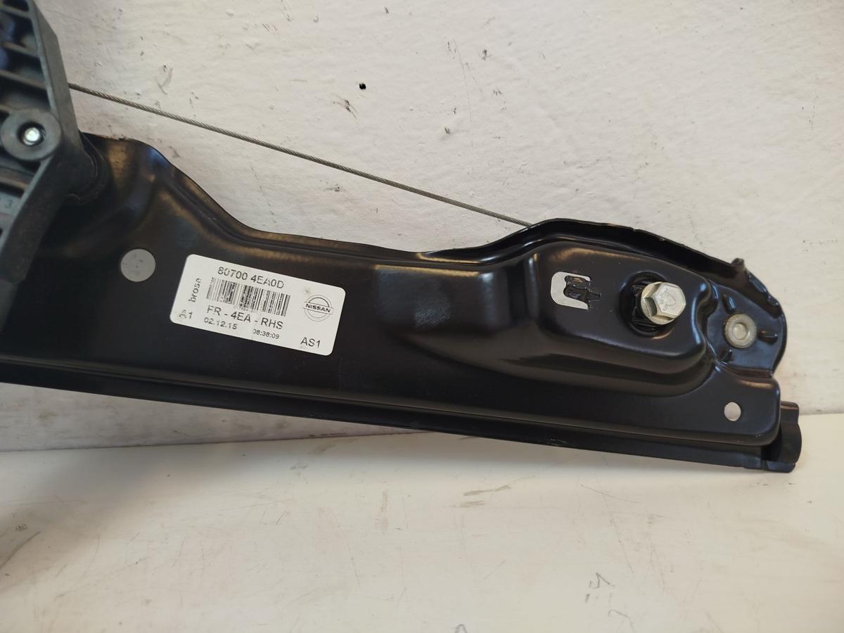 Nissan Qashqai J11 Fensterheber vorn rechts Beifahrert&uuml;r elek Motor mit Mechanik