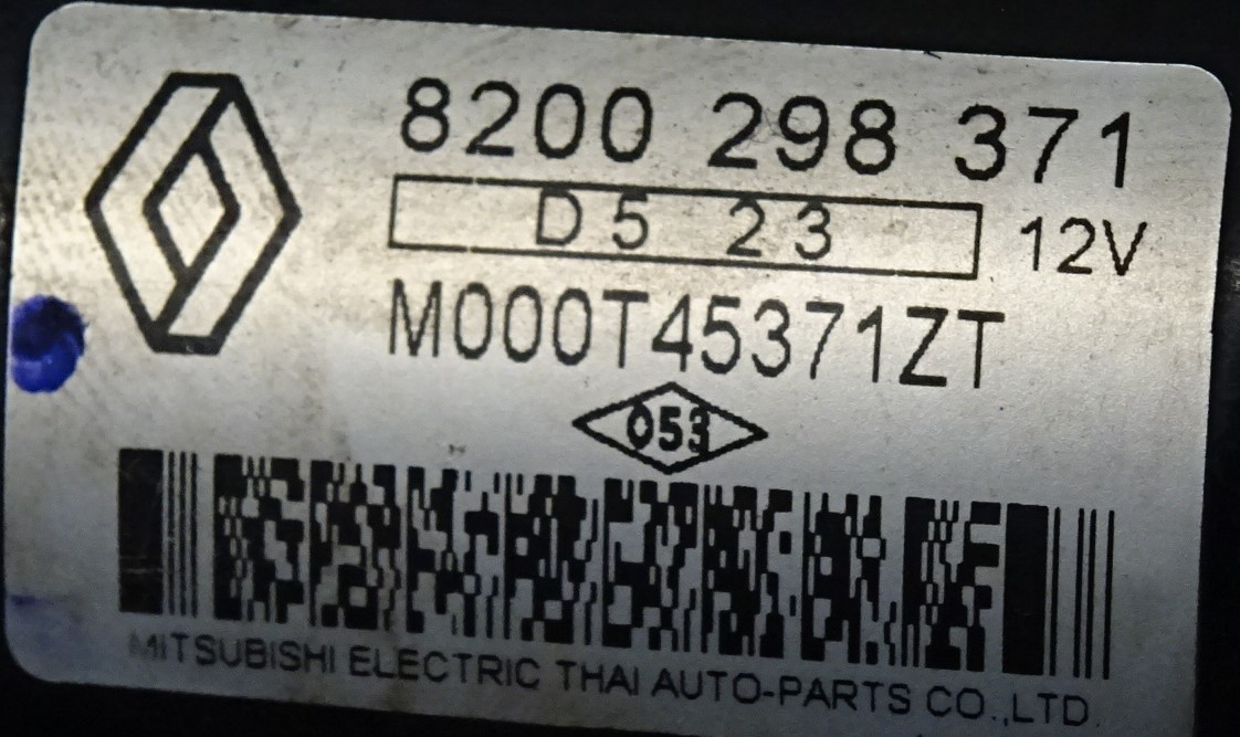 Renault Modus Anlasser Starter Bj2005 8200298371 M000T45371ZT