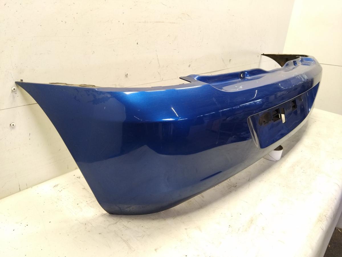 Renault Clio 2 Phase 4 original Sto&szlig;stange Sto&szlig;f&auml;nger hinten BJ2007 RNA Bleu Extreme Nacre