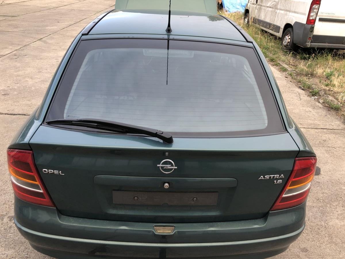 Opel Astra G Heckklappe mit Heckscheibe 5 t&uuml;rer 3GU Jadegr&uuml;n Kofferklappe