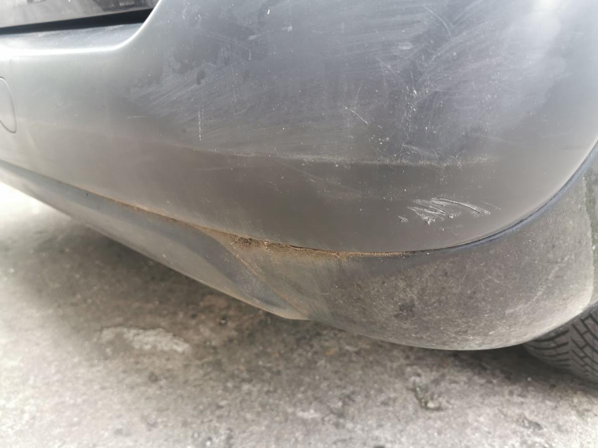 Peugeot 207SW Stossstange Stossfänger Bumper hinten EXL Obsidianschwarz