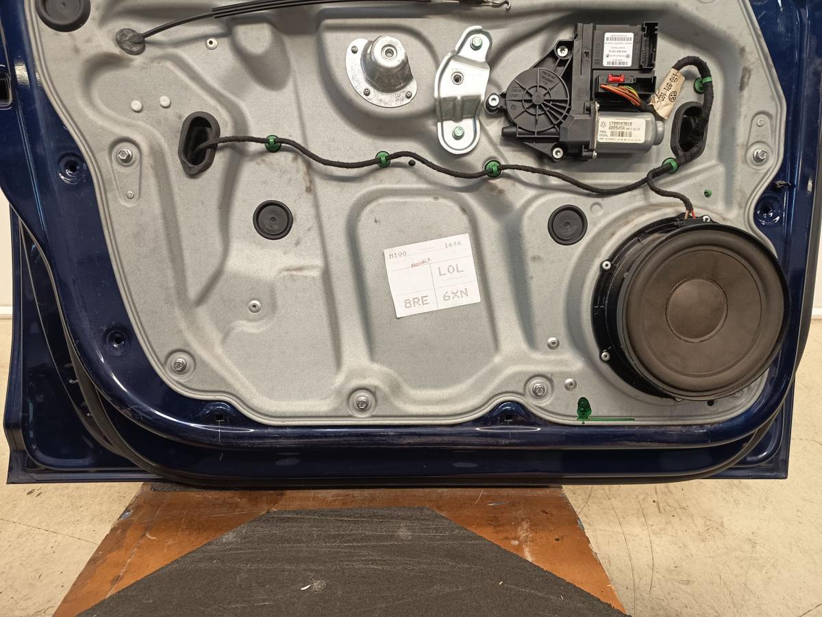 VW Touran 1T original T&uuml;r vorn links Fahrer B5N Indigoblau Bj 2006