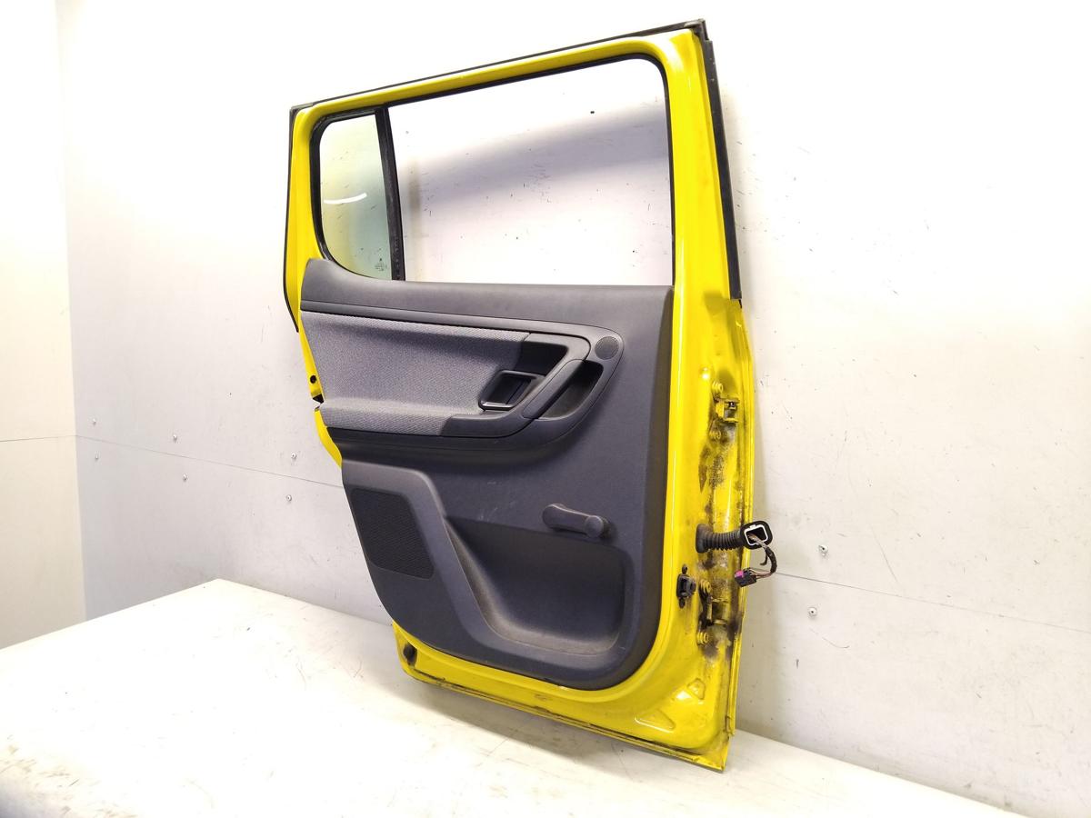 Skoda Fabia 2 5J Tür hinten links gelb LF1F sprint yellow Limo 5-türig BJ2011