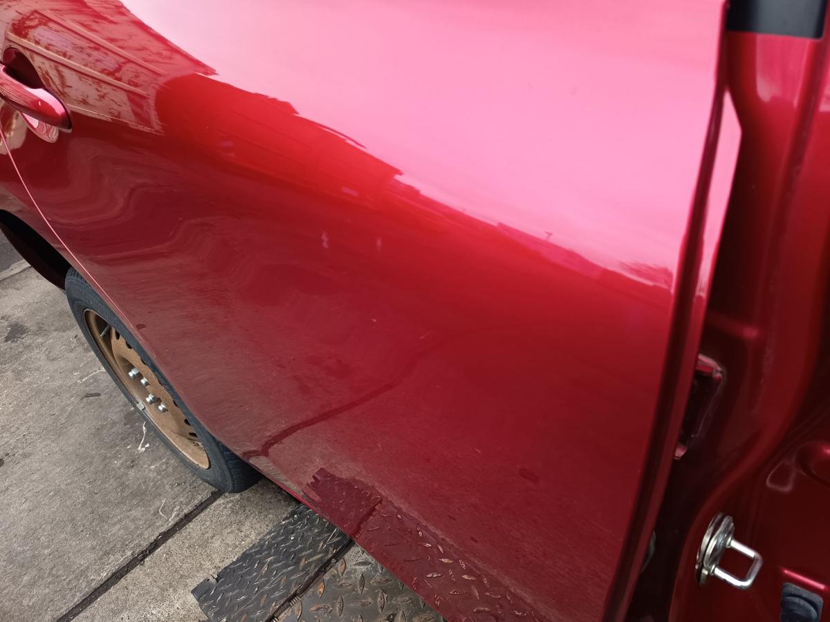 Nissan Micra K13 original T&uuml;r hinten rechts Fond AY4 Kaminrot Bj 2013