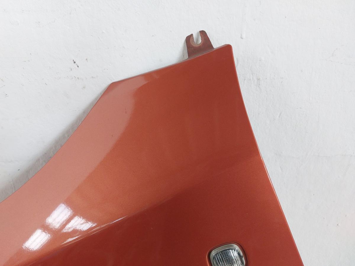 Skoda Fabia 5J Kotfl&uuml;gel vorn links Fahrerseite Seitenwand LF3H orange 06-14