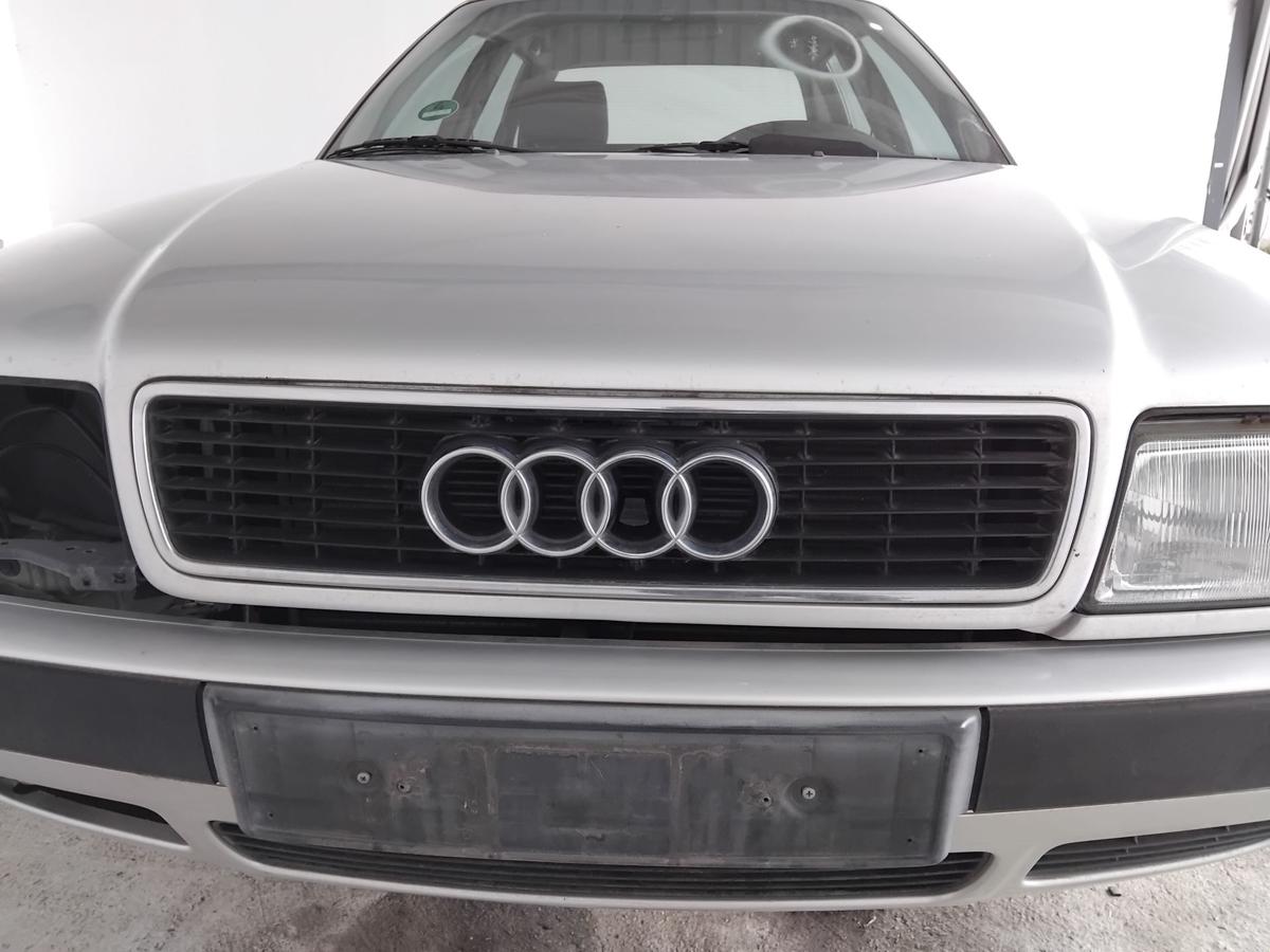 Audi 80 B4 Motorhaube Deckel vorn LY7T Kristallsilbermetallic mit Grill BJ1992