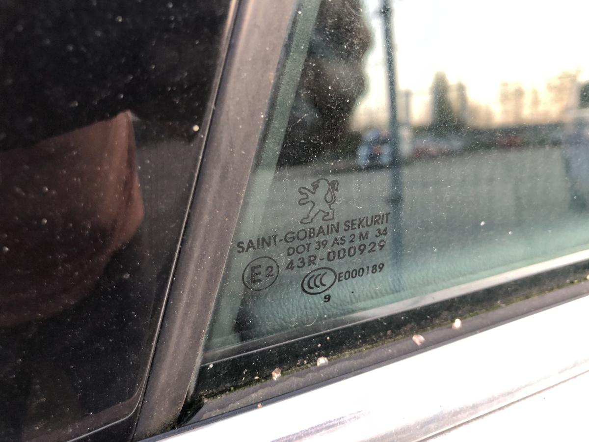 Peugeot 508 ND NE bis14 Seitenscheibe hinten links Limo Colorglas