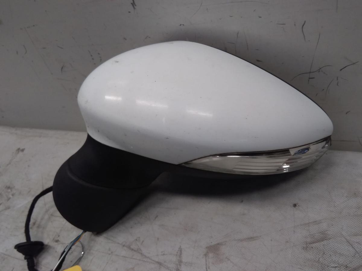 Ford Fiesta JA8 orig Au&szlig;enspiegel links H9 Frost Wei&szlig; elektrisch beheizt BJ2010