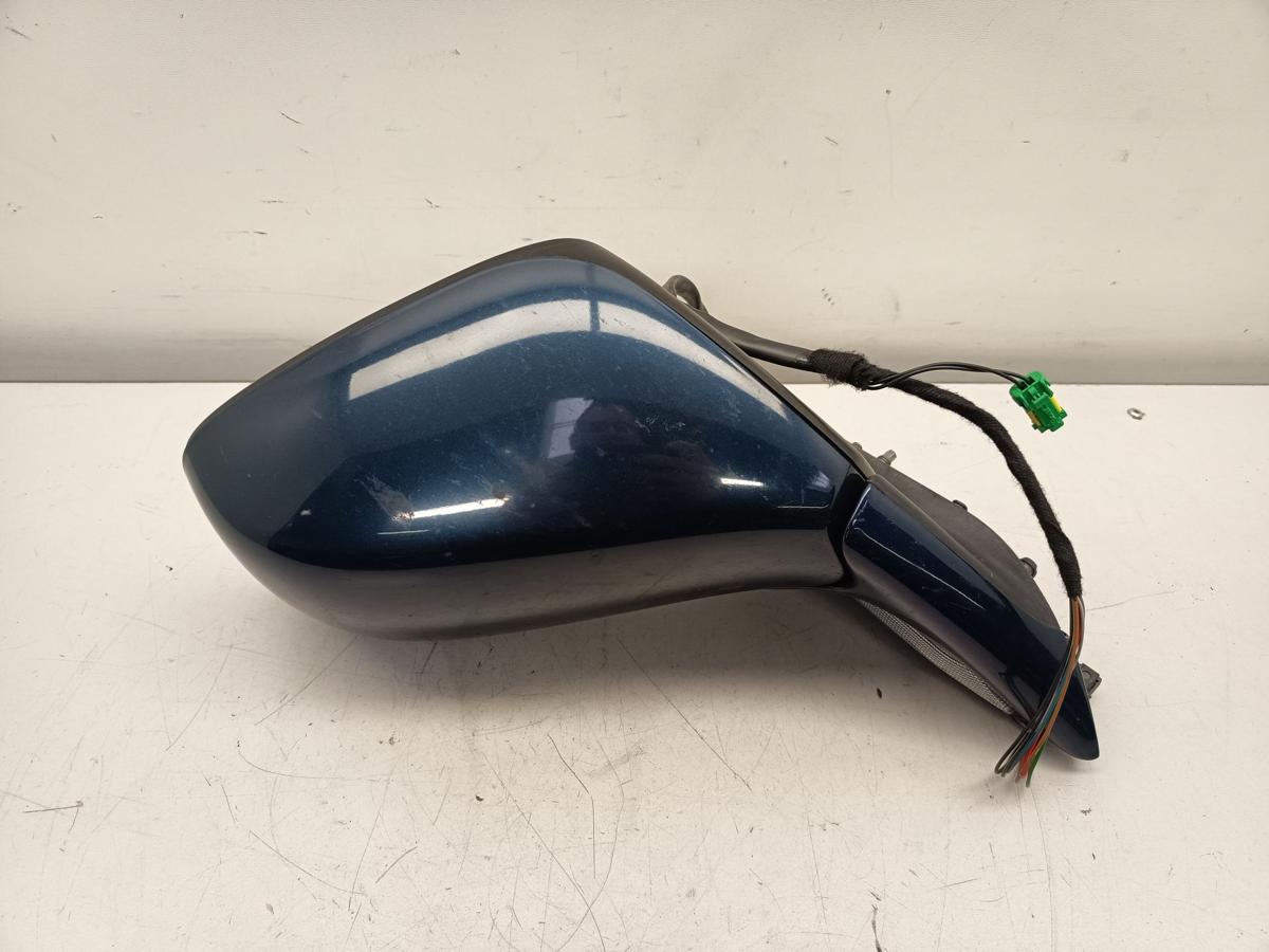 Citroen C8 original Au&szlig;enspiegel rechts elektr klappbar KMP Blau Baujahr 2009