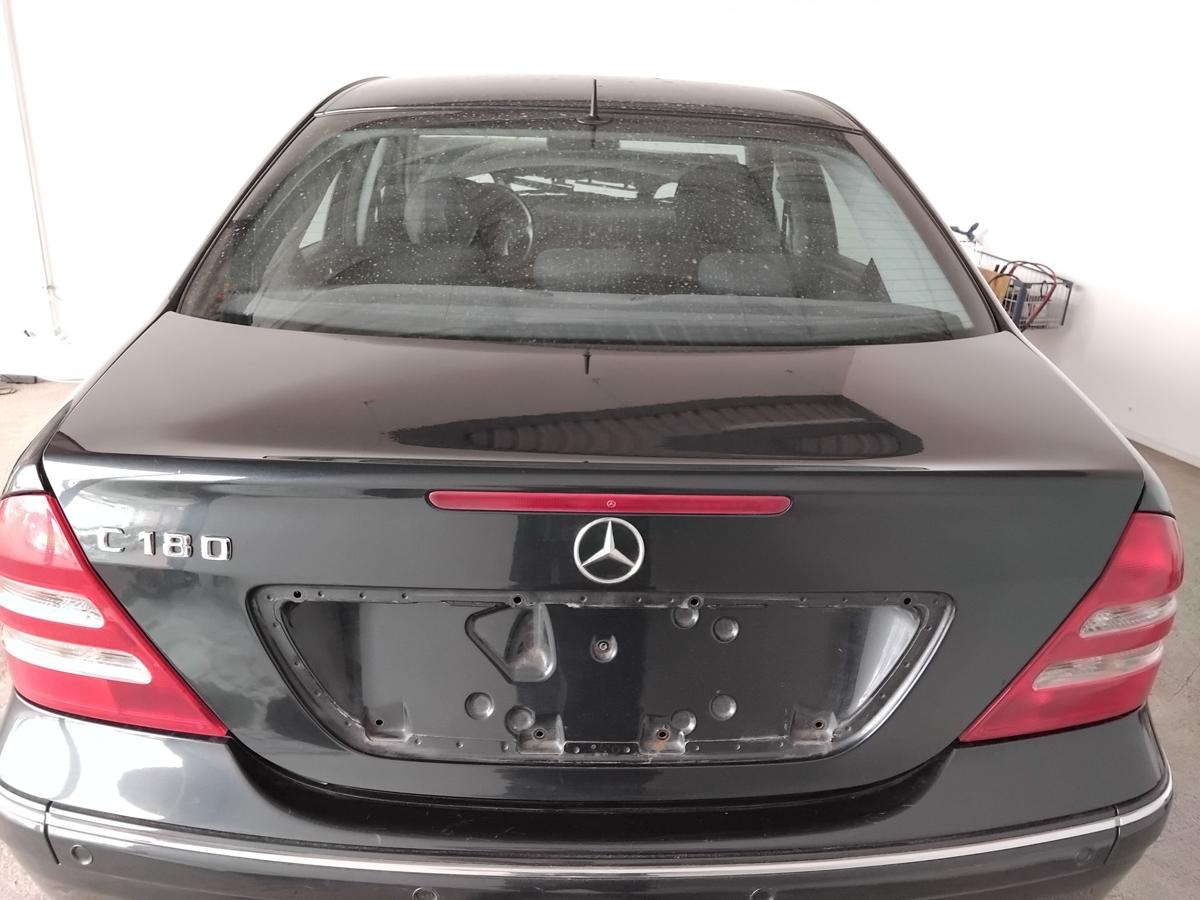Mercedes C-Klasse Limo W203 Heckklappe Kofferraumdeckel BJ2001 189 smaragdschwarz