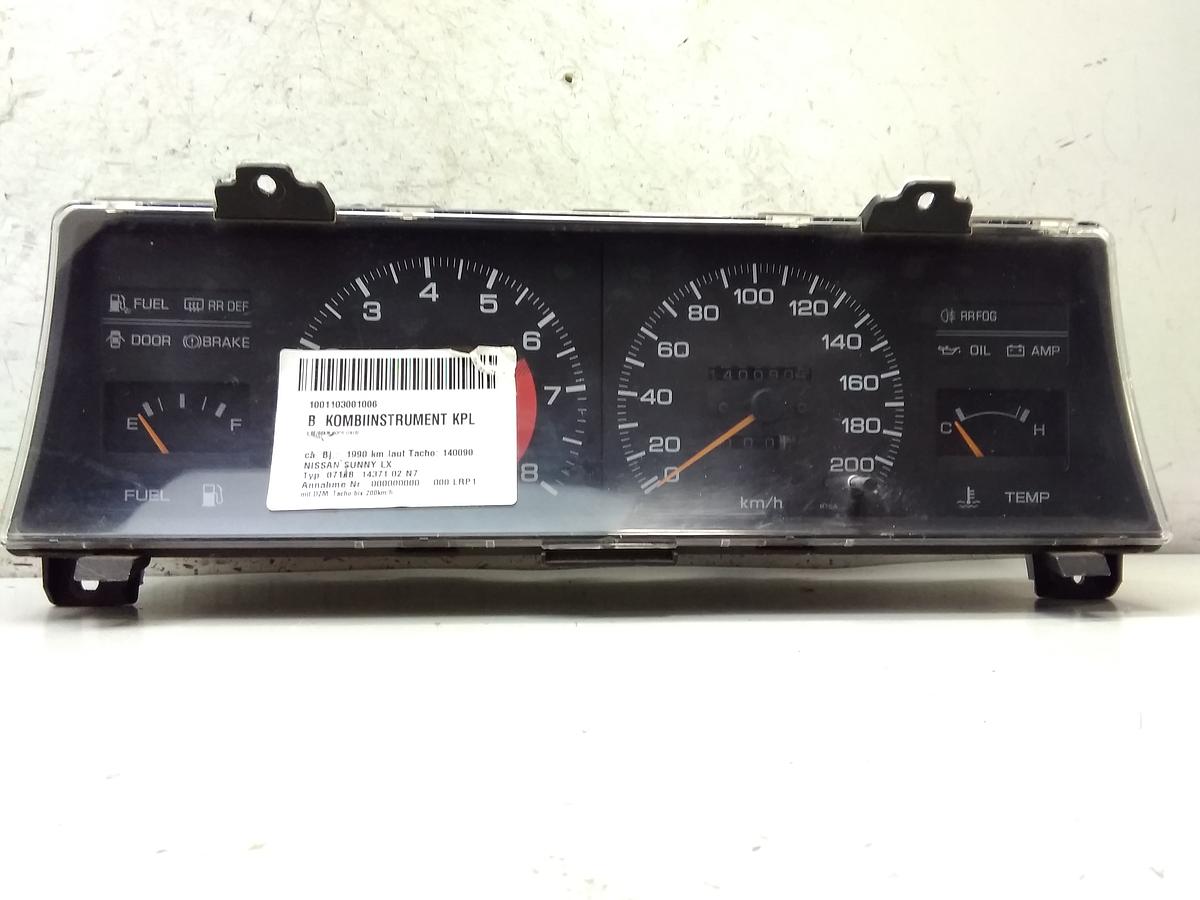 Nissan Sunny N13 Tacho Kombiinstrument 98PB8220 KANTO SEIKI BJ1990