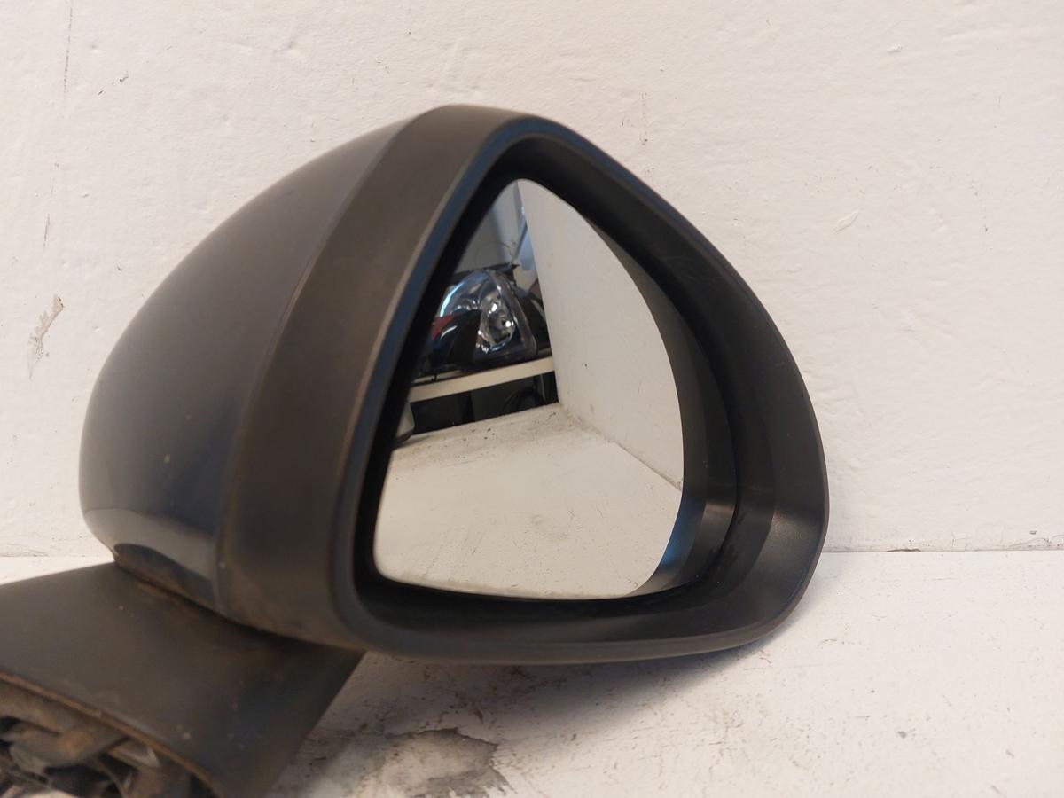 Opel Corsa D Aussenspiegel Spiegel Rückspiegel rechts elektr Z168 Metroblau Perl