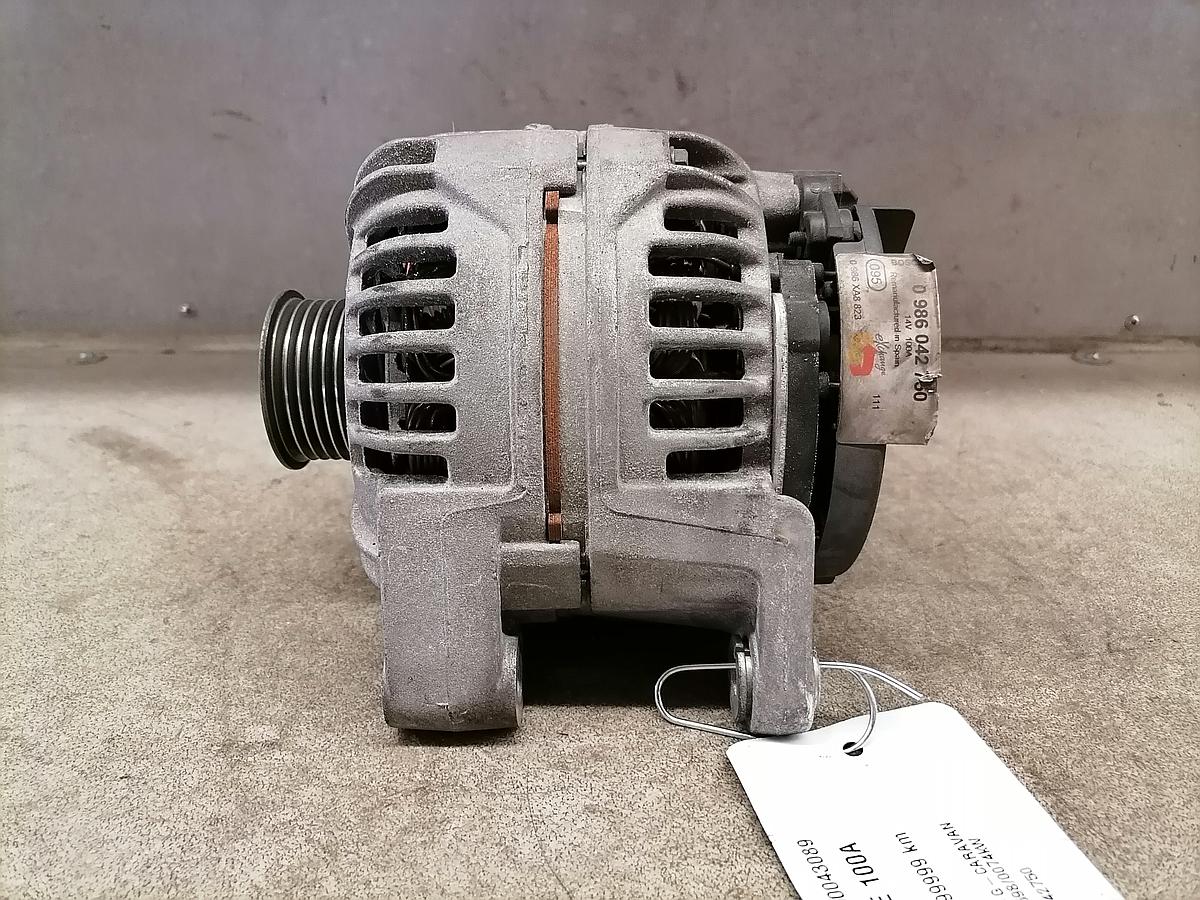 Opel Astra (G) Lichtmaschine 1.6l 74KW Generator 100A Bosch 0986042750 BJ99