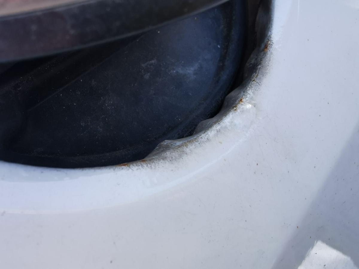 VW Polo 6R Style Heckklappe Kofferraumklappe Heckdeckel mit Schiebe LB9A weiss