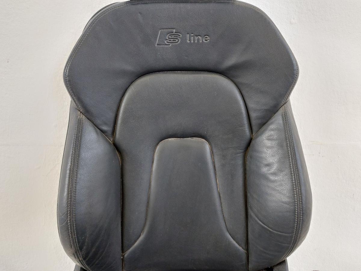 Audi A5 8T Coupe Ledersitz vorn rechts Beifahrersitz S Line Sitz Leder schwarz