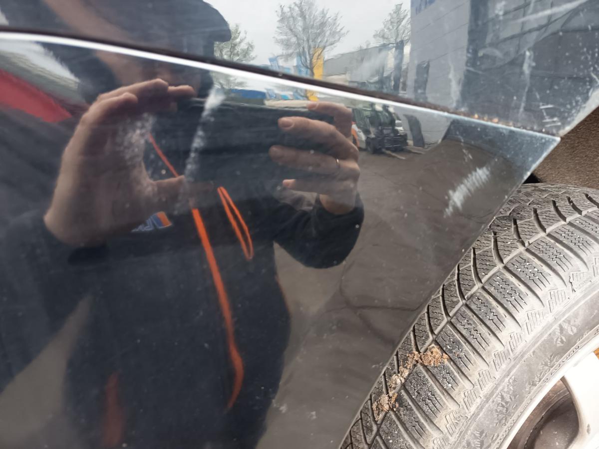 Mazda 5 CR original Sto&szlig;stange F&auml;nger hinten Heck A3F Brillant Black Bj 2009