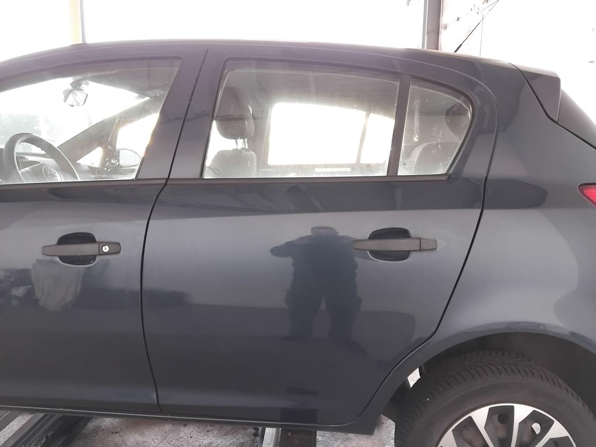 Opel Corsa D T&uuml;r hinten links GEU Ozeanblau Metallic Z22A 5-t&uuml;rig BJ2014