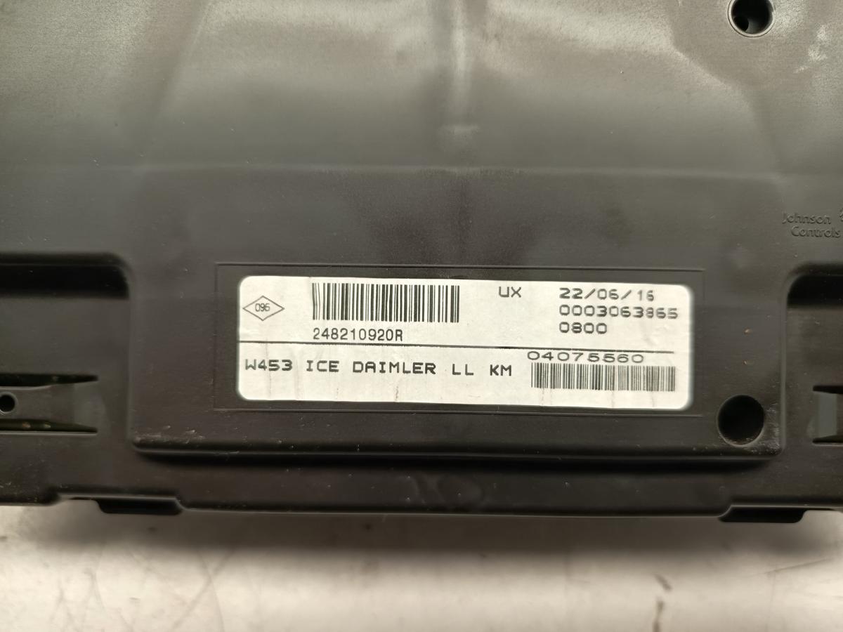 Smart Fortwo 451 original Kombiinstrument Tacho 1.0 45kW Benzin Bj 2016