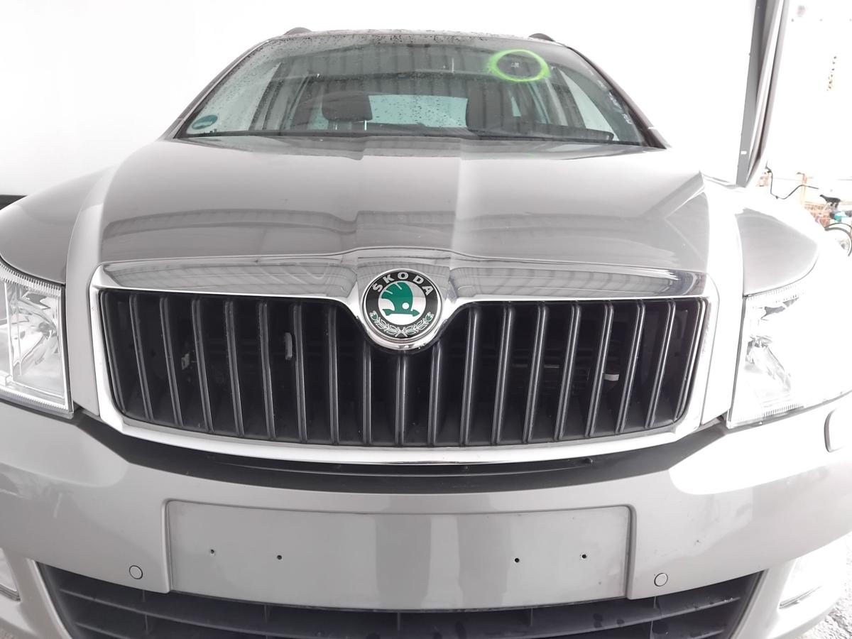 Skoda Octavia 2 1Z Facelift Motorhaube Deckel vorn mit Grill BJ2012 LF8H cappuccinobeige