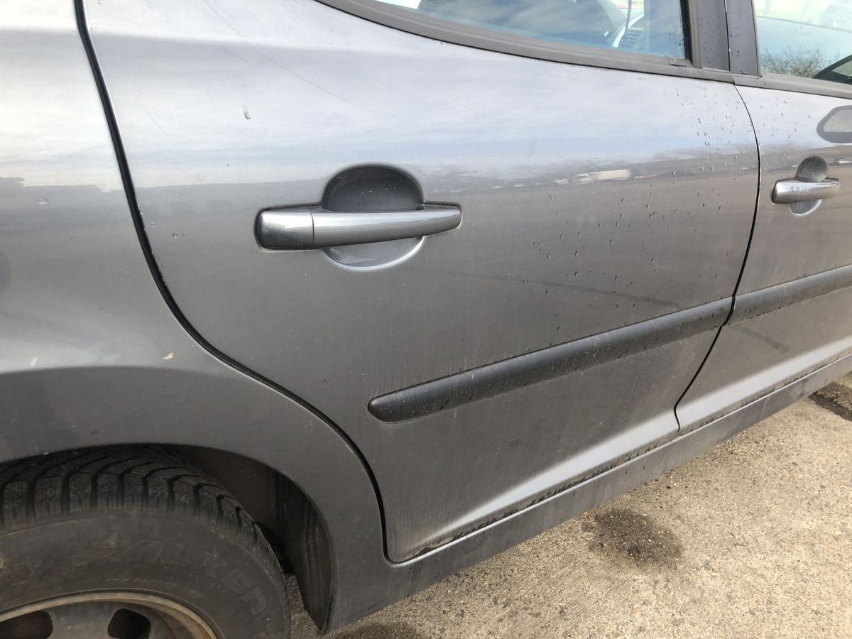 Peugeot 207 SW Typ WE T&uuml;r hinten rechts Fondt&uuml;r im Rohbau KTH Thorium Grau