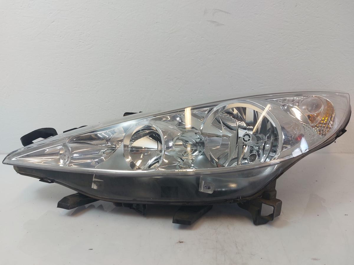 Peugeot 207SW Scheinwerfer Frontscheinwerfer Hauptscheinwerefr vorn links