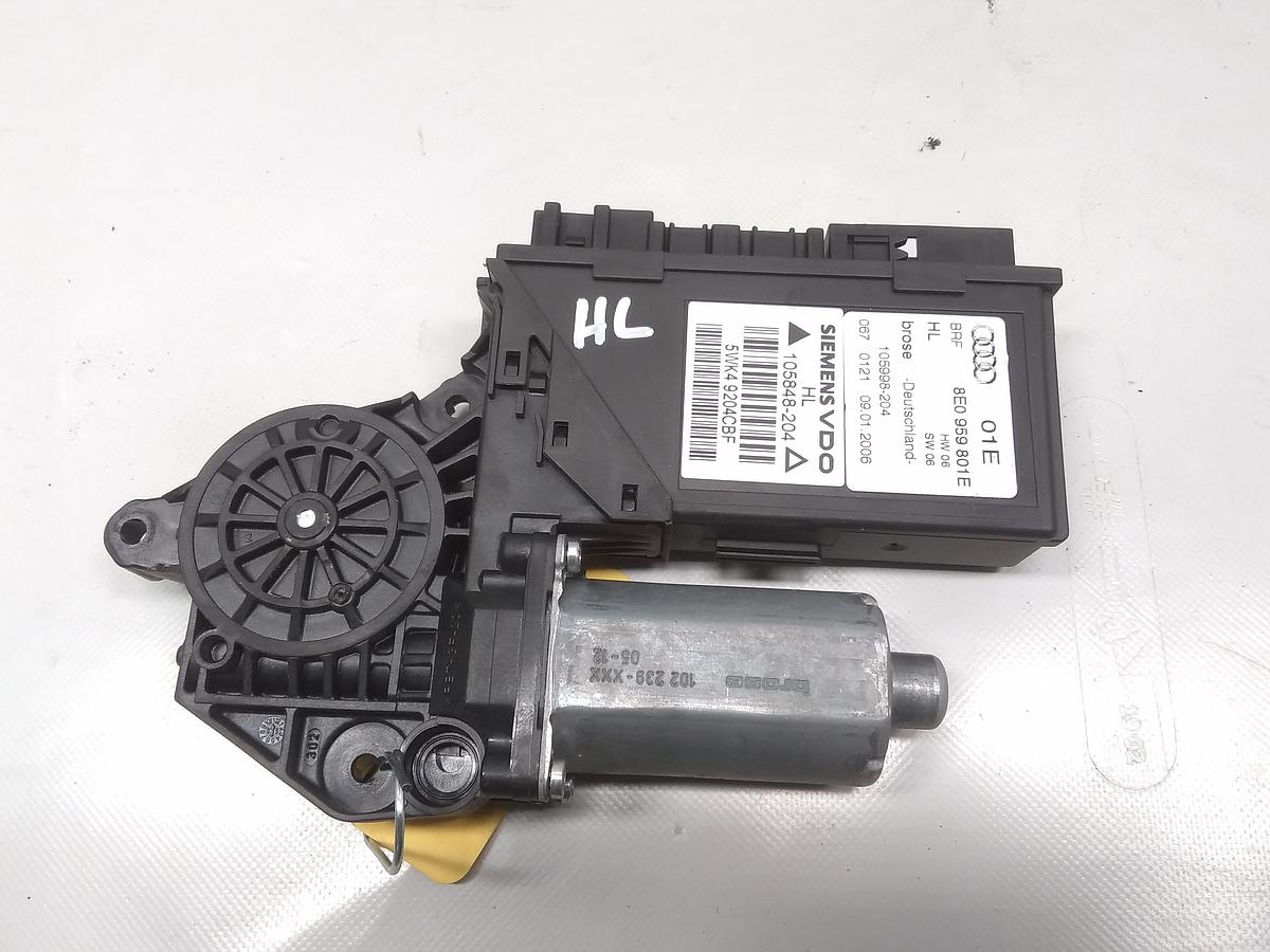 Audi A4 8E B7 Bj.2006 original Fensterhebermotor hinten links mit Türsteuergerät