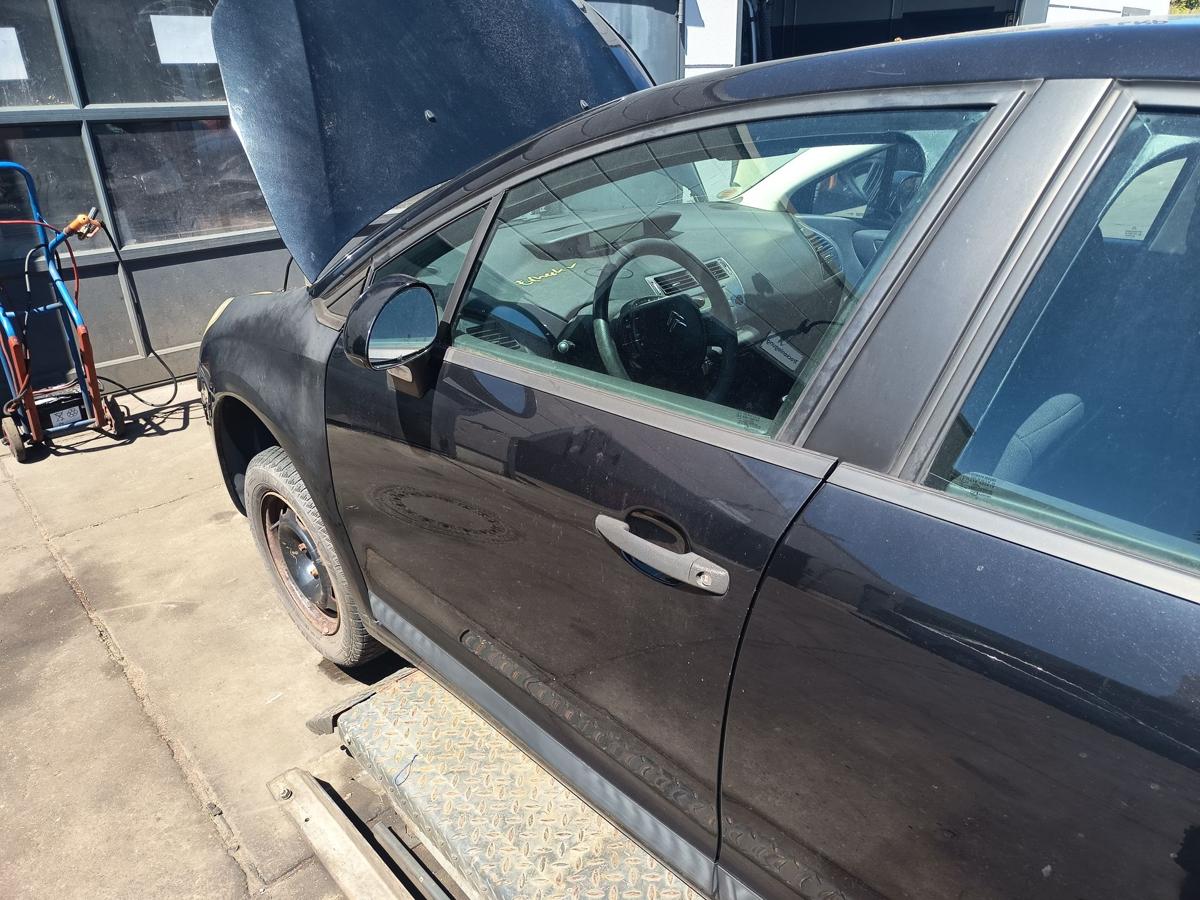 Citroen C4 5t&uuml;rig original T&uuml;r vorn links Fahrer Rohbau KTV Perla Nera Bj 2008