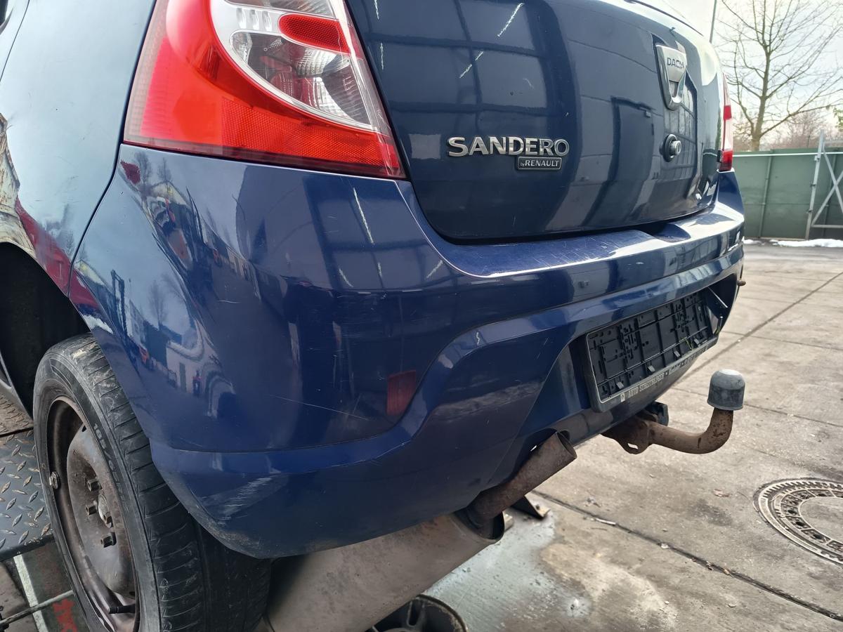 Dacia Sandero 1 original Sto&szlig;stange F&auml;nger hinten Heck 61H Blue marine Bj 2009