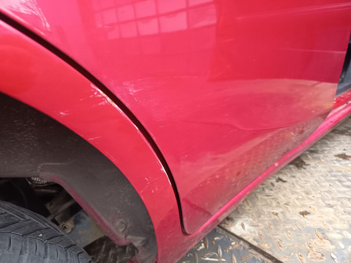 Nissan Micra K13 original T&uuml;r hinten rechts Fond AY4 Kaminrot Bj 2013