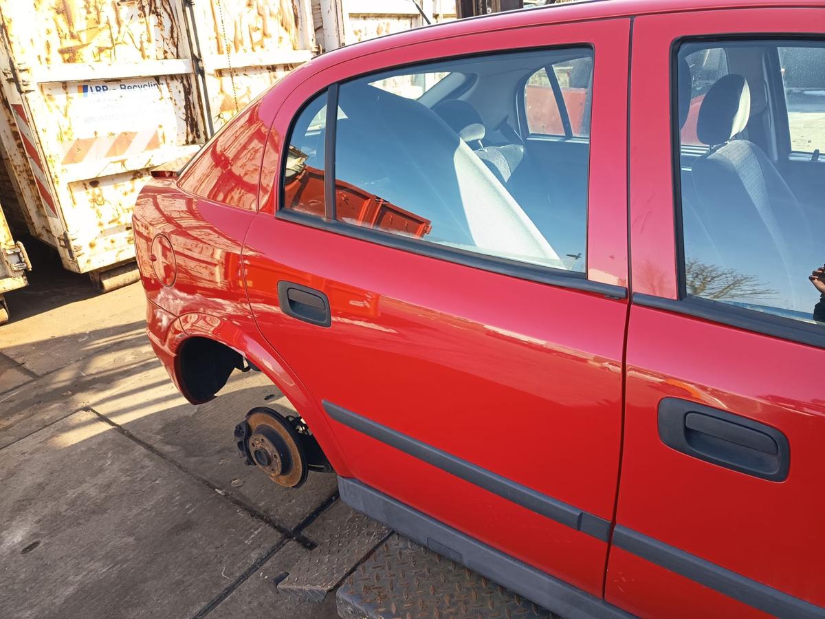Opel Astra G original T&uuml;r hinten rechts Y547 Magmarot Baujahr 1998