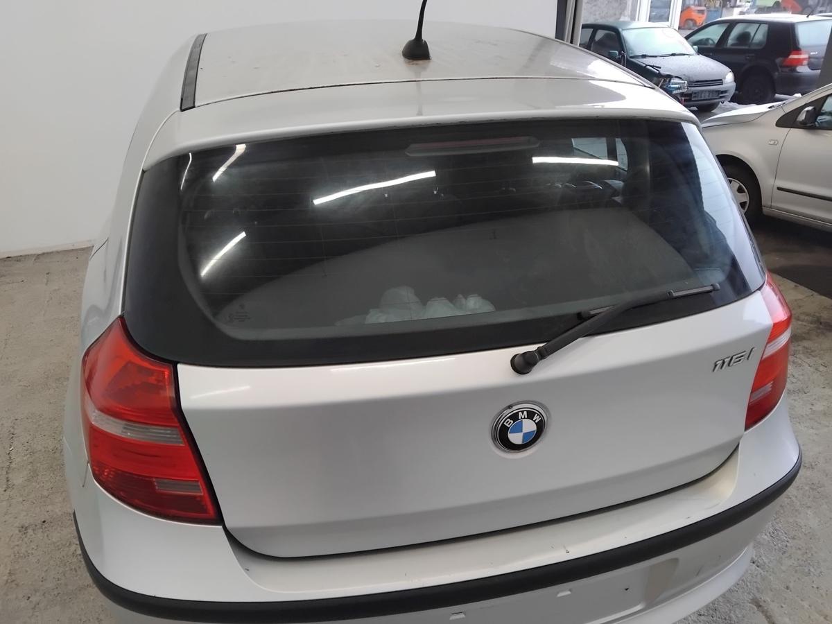 BMW 1er E81 E87 Heckklappe 354 Titansilbermetallic mit Heckscheibe BJ2007