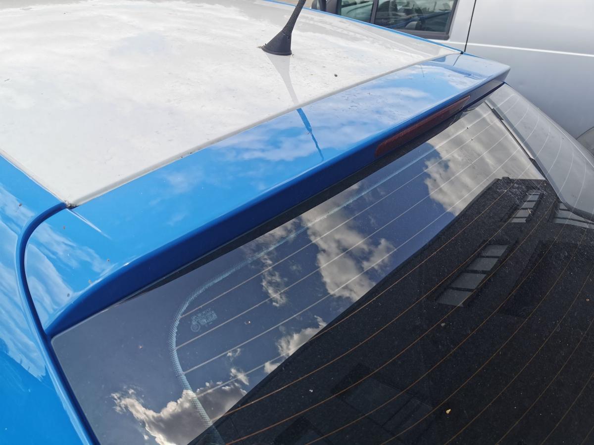 Seat Ibiza 6J Heckklappe Klappe Deckel hinten blau 3trg Rohbau Kofferklappe