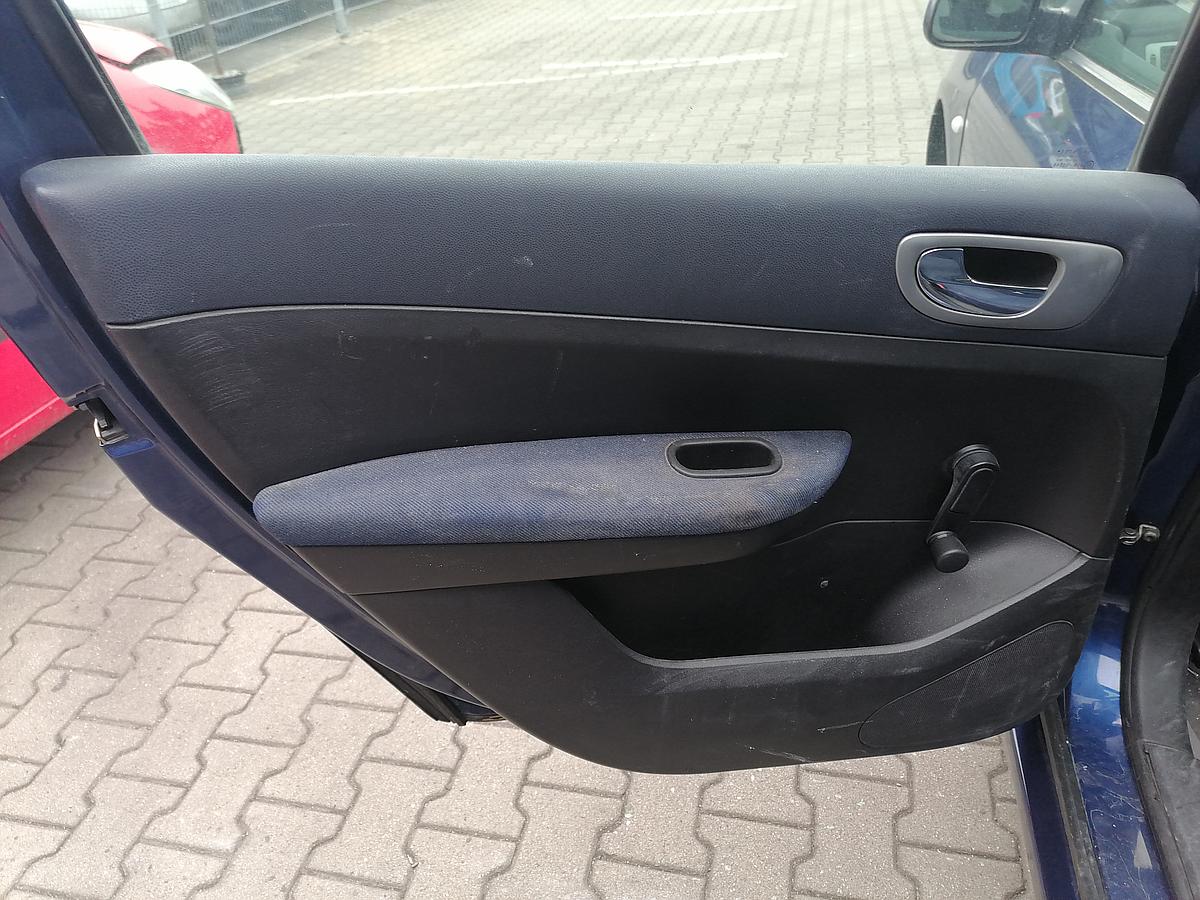 Peugeot 307 Tür hinten links Break EGED-Bleu de Chine Nacre Blau Kombi BJ02-05