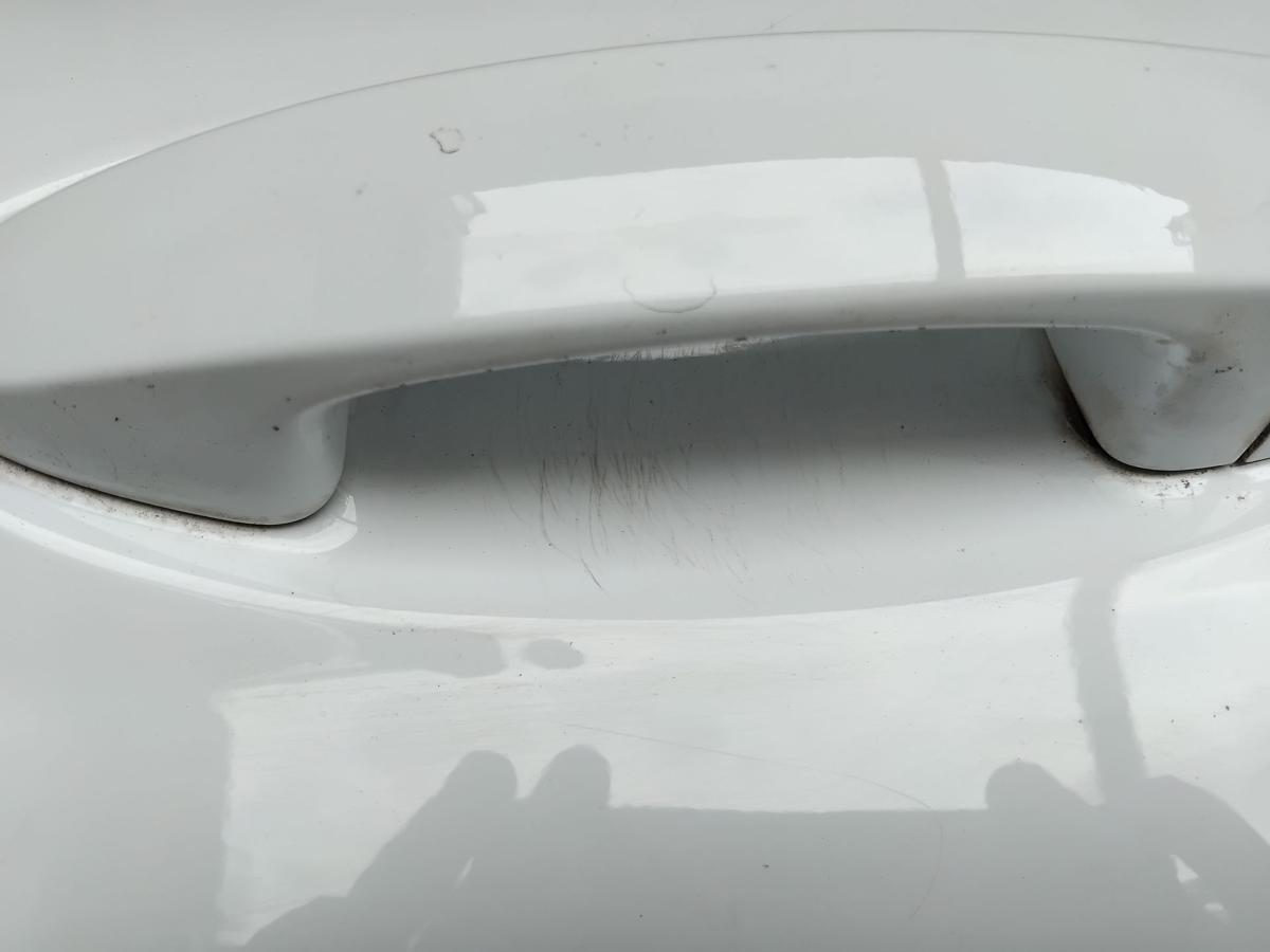 Ford Fiesta JA8 CCN T&uuml;r vorn links Fahrert&uuml;r 5-t&uuml;rig frostwei&szlig; BJ2016