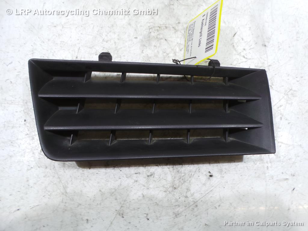 Renault Megane II 2 Bj 2004 Grill Frontgrill Kühlergrill links schwarz Plastik unlackiert