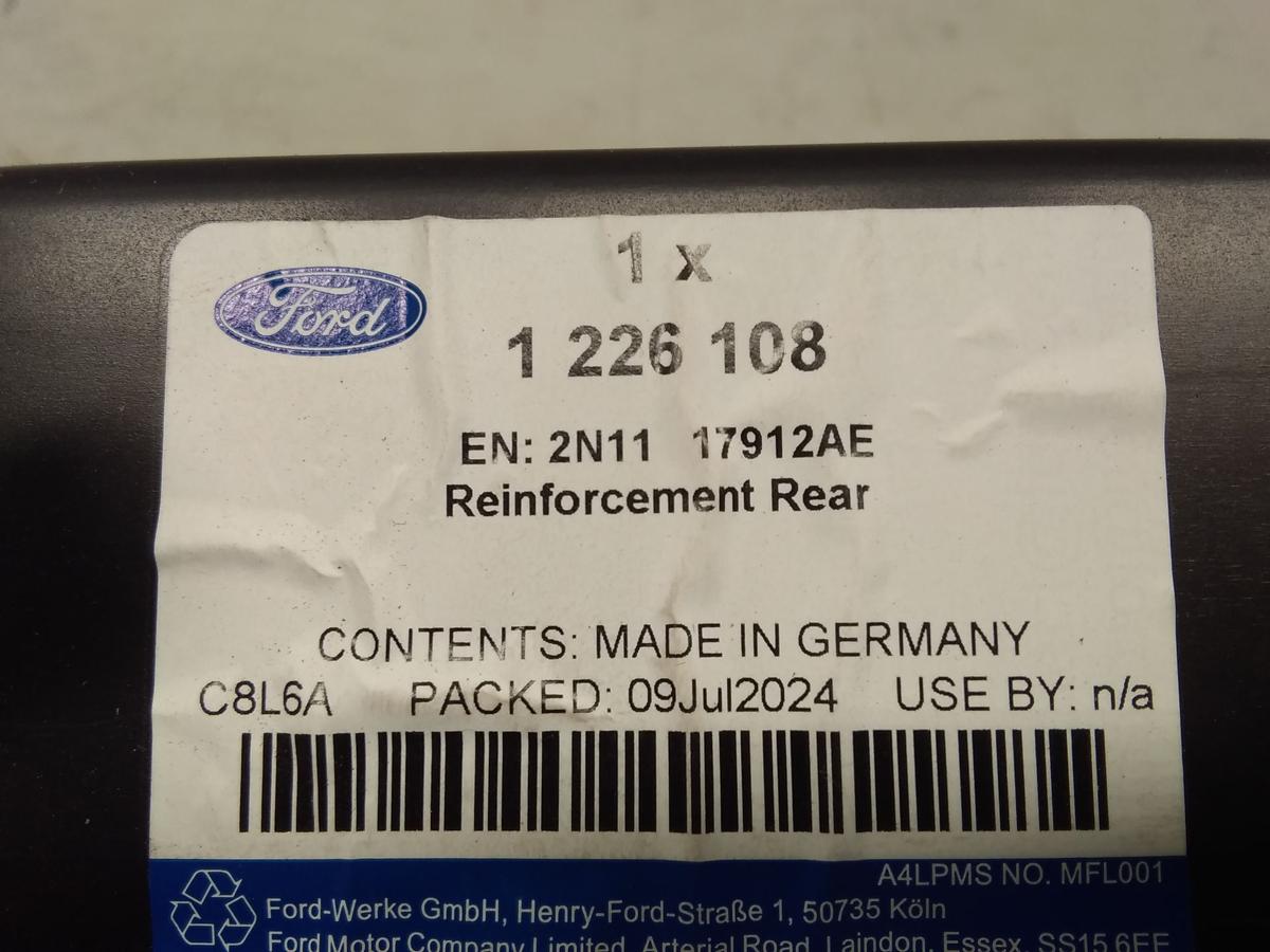 Ford Fusion JU2 original Plastiktr&auml;ger Verst&auml;rkung Sto&szlig;f&auml;nger hinten Bj.2009