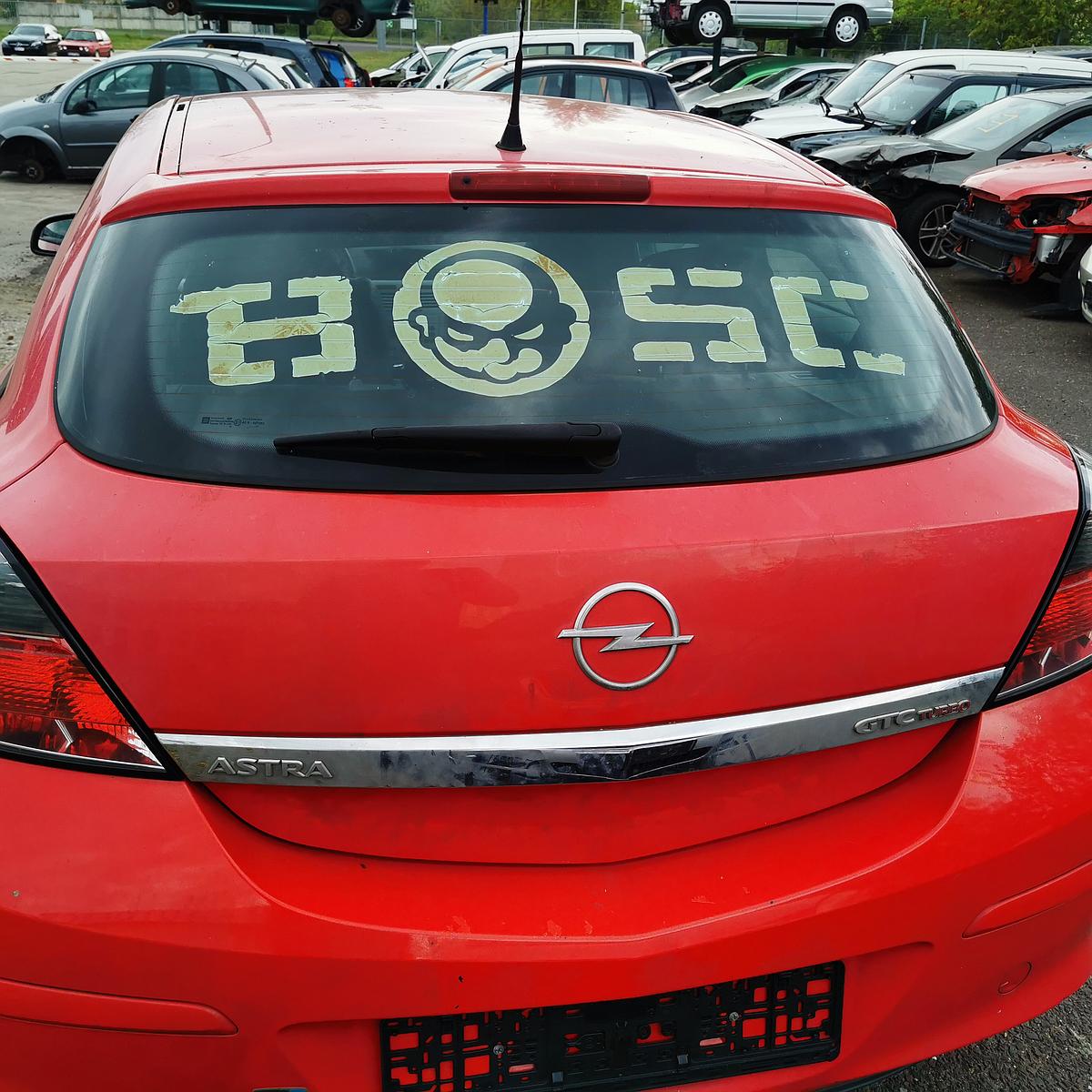 Opel Astra H GTC Heckklappe Klappe Deckel hinten Magmarot Y547