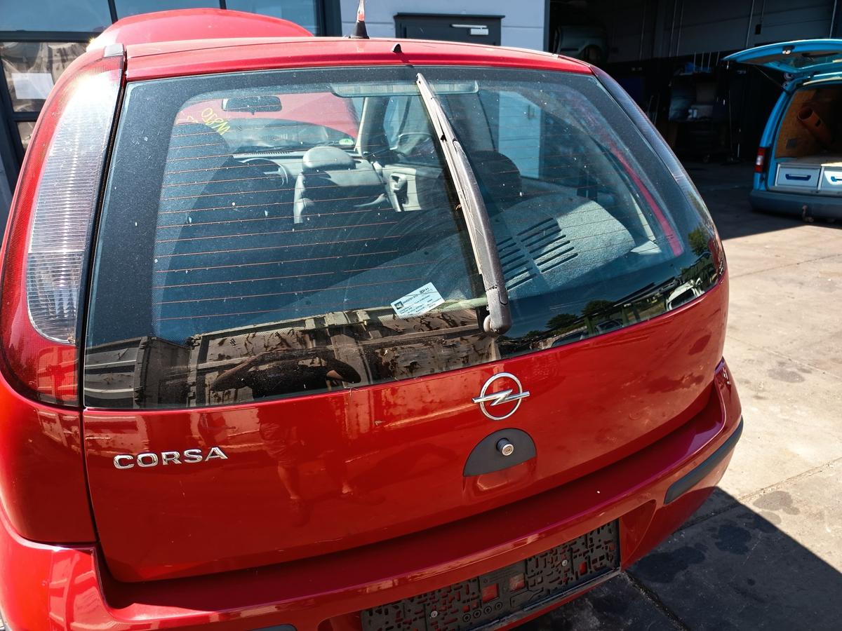 Opel Corsa C orig Heckklappe Deckel hinten Z573 Tizianrot Bj 2004