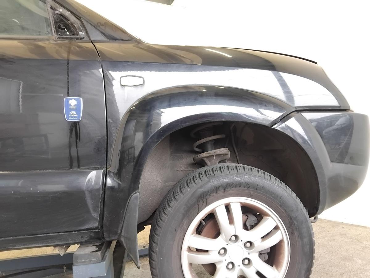 Hyundai Tucson JM original Kotfl&uuml;gel vorn rechts schwarz EB mit Beplankung BJ06
