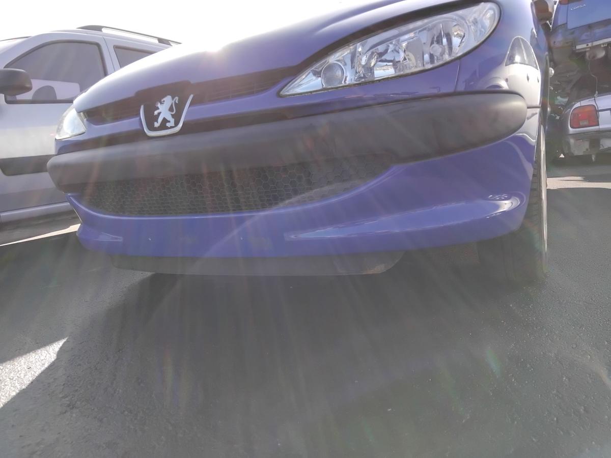 Peugeot 206 Facelift orig Sto&szlig;stange Sto&szlig;f&auml;nger vorn EGJ Blau Santorin BJ2005